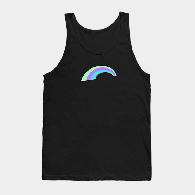 Pastel Rainbow Tank Top by traditionation